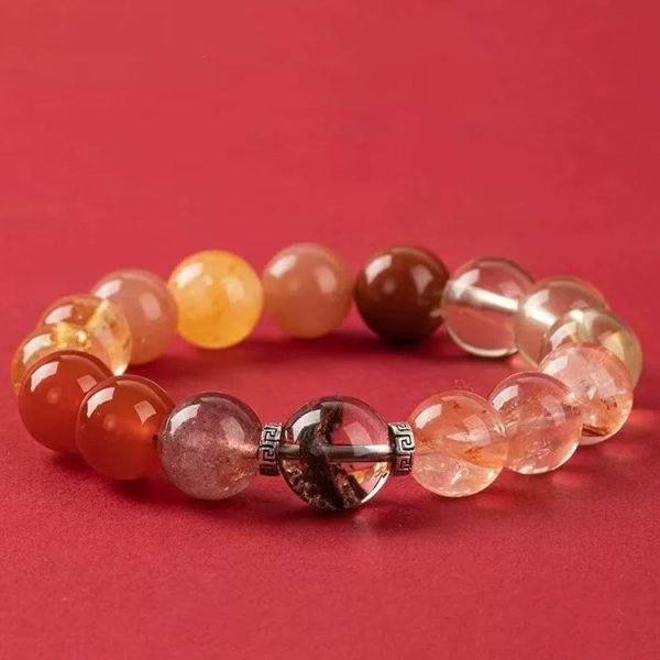 Five Elements Fire-Earth Bracelet – Wealth Activation · Grounded Power · Action Booster - Image 2