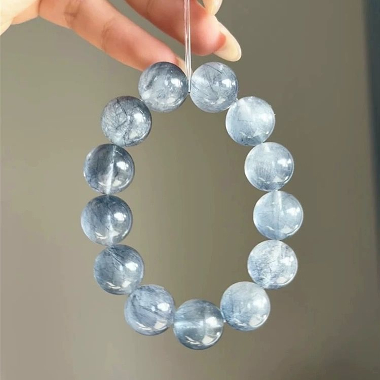 Blue Tourmaline Wealth Bracelet – Speech Power · Negotiation Luck · Business Energy Focus