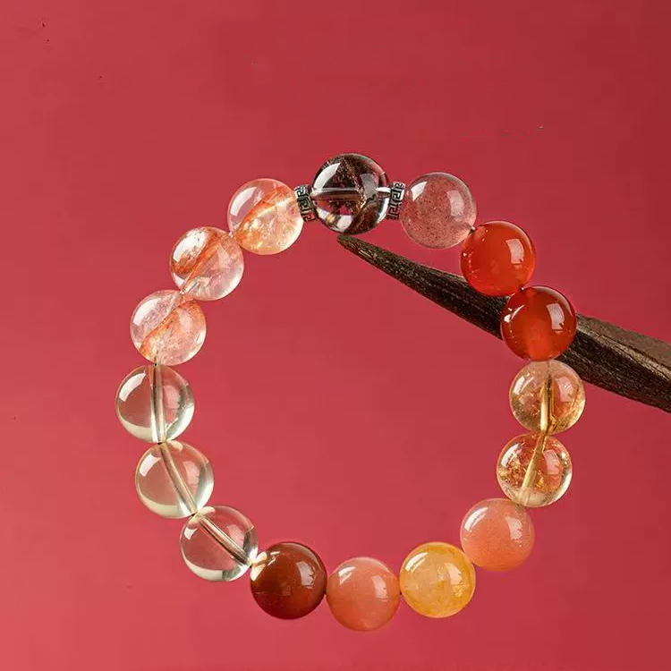 Five Elements Fire-Earth Bracelet – Wealth Activation · Grounded Power · Action Booster
