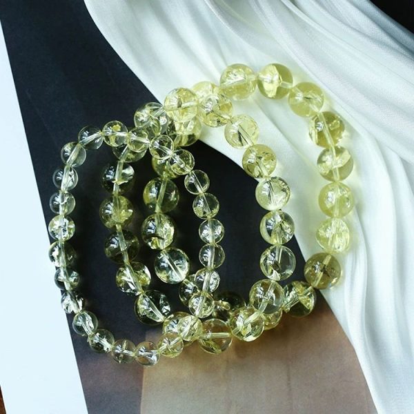 Golden Azeztulite Quartz Bracelet – Solar Energy · Wealth Flow · Performance Confidence - Image 2