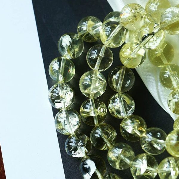 Golden Azeztulite Quartz Bracelet – Solar Energy · Wealth Flow · Performance Confidence - Image 3