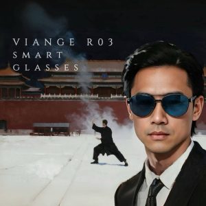 VIANGE R03 Smart Glasses | 280-inch Virtual Screen · OLED Display · Stereo Sound · Myopia-Friendly